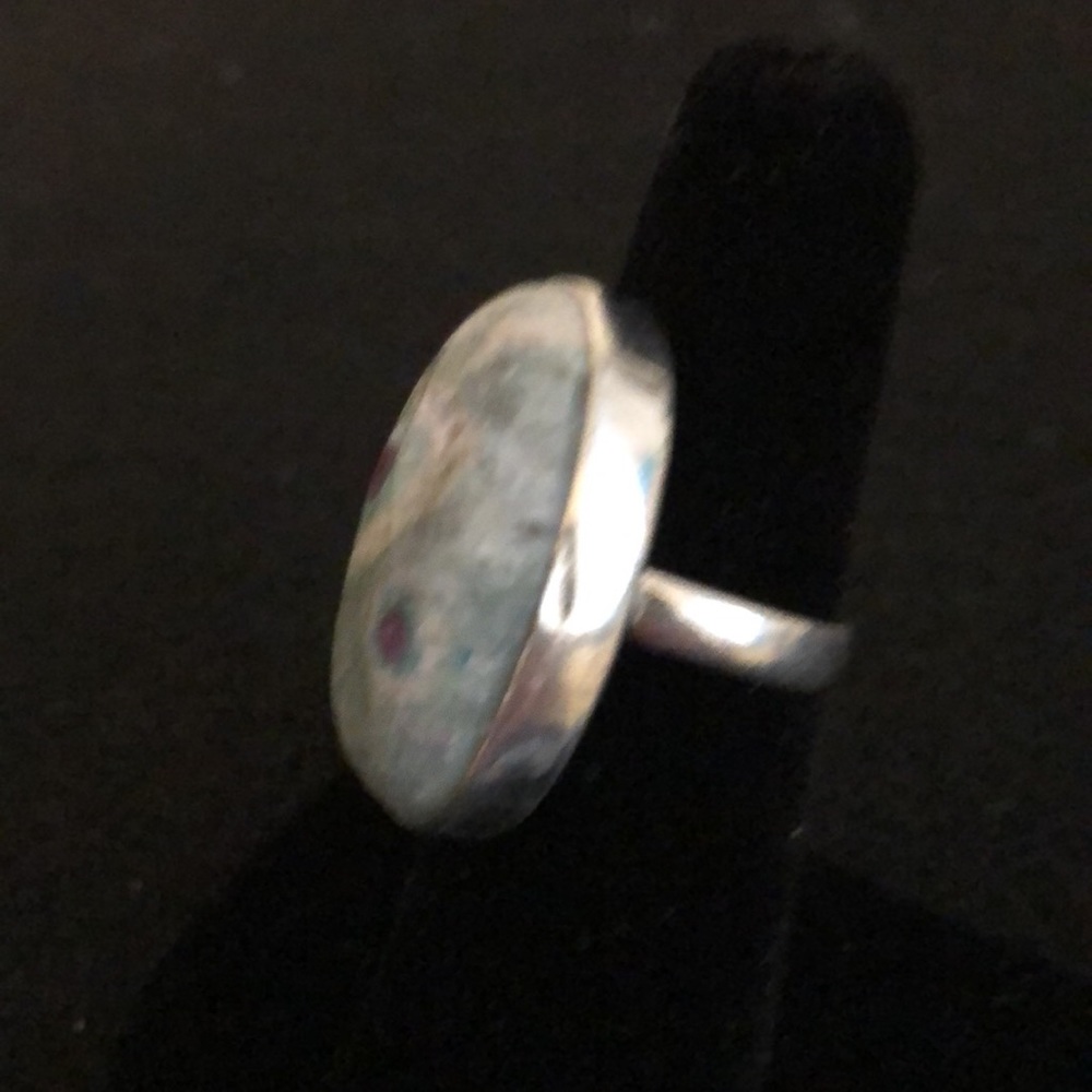 Ruby Fuchsite Gemstone Ring Size 7 Nwot - image 3